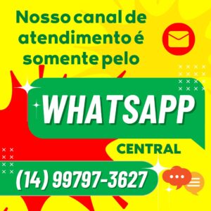 Para comprar com a gente, saber valores e informações sobre a empresa e os produtos, tirar as dúvidas, é só clicar no botão do Whatsapp e nos chamar. Queremos que tirem todas as informações que precisarem sobre a empresa antes de comprar. Pesquisem sobre nós nos Órgãos Governamentais e Judiciais, no Sintegra, Serasa e SPC, que vejam a frequência de nossas postagens nas redes sociais (Instagram, Facebook e Youtube), que fique tudo esclarecido primeiro, pois nosso objetivo é que façam uma compra sem medo e tranquila, para que divulguem nossa marca e que voltem a comprar da gente.
