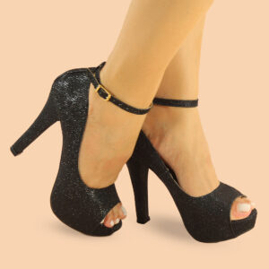 Ref H1 – Sandália Meia-Pata – Salto 13 cm com 4 cm de Pata (na frente) – numeração disponível do 33 ao 39