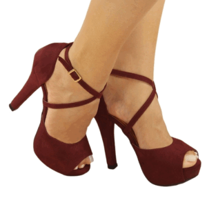 Ref H1 – Sandália Meia-Pata – Salto 13 cm com 4 cm de Pata (na frente) – numeração disponível do 33 ao 39