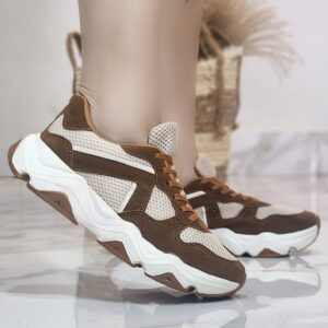 Ref C40 – NOVIDADE: Tênis Feminino Chunky – Altura: 4 cm atrás e 3 cm na frente – numeração disponível do 34 ao 39