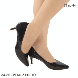 Ref E14 - Scarpin Salto Fino 5 cm - numeração disponível do 33 ao "44"
