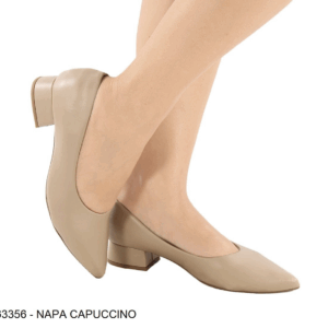 Ref E13 - Scarpin Bico Fino Salto Bloco 3 cm - numeração disponível do 34 ao "44"