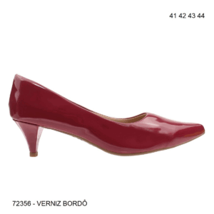 Ref E14 - Scarpin Salto Fino 5 cm - numeração disponível somente "41 - 42 - 43 - 44"