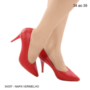 Ref E14 - Scarpin Salto Fino 9 cm - numeração disponível do 34 ao 39
