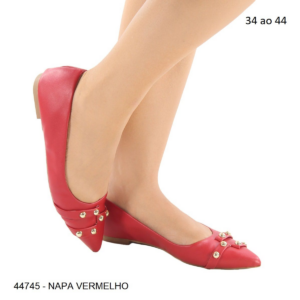 Ref E19 - Sapatilha Confort - Linha Numeração Especial - numeração disponível do 34 ao "44"