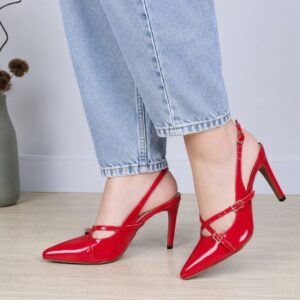 Ref K112 - Chanel em Sintético Salto 3,5 cm - numeração disponível do 34 ao 40.